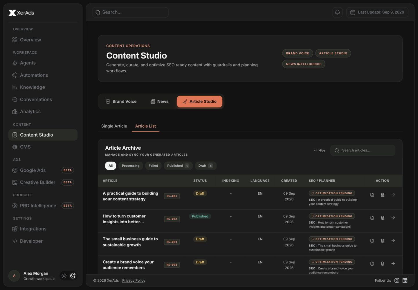 Content Builder